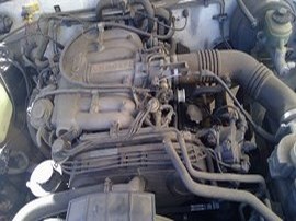 1993 TOYOTA T100 WHITE SR5 STD CAB 3.4L, 2WD.  Z24862